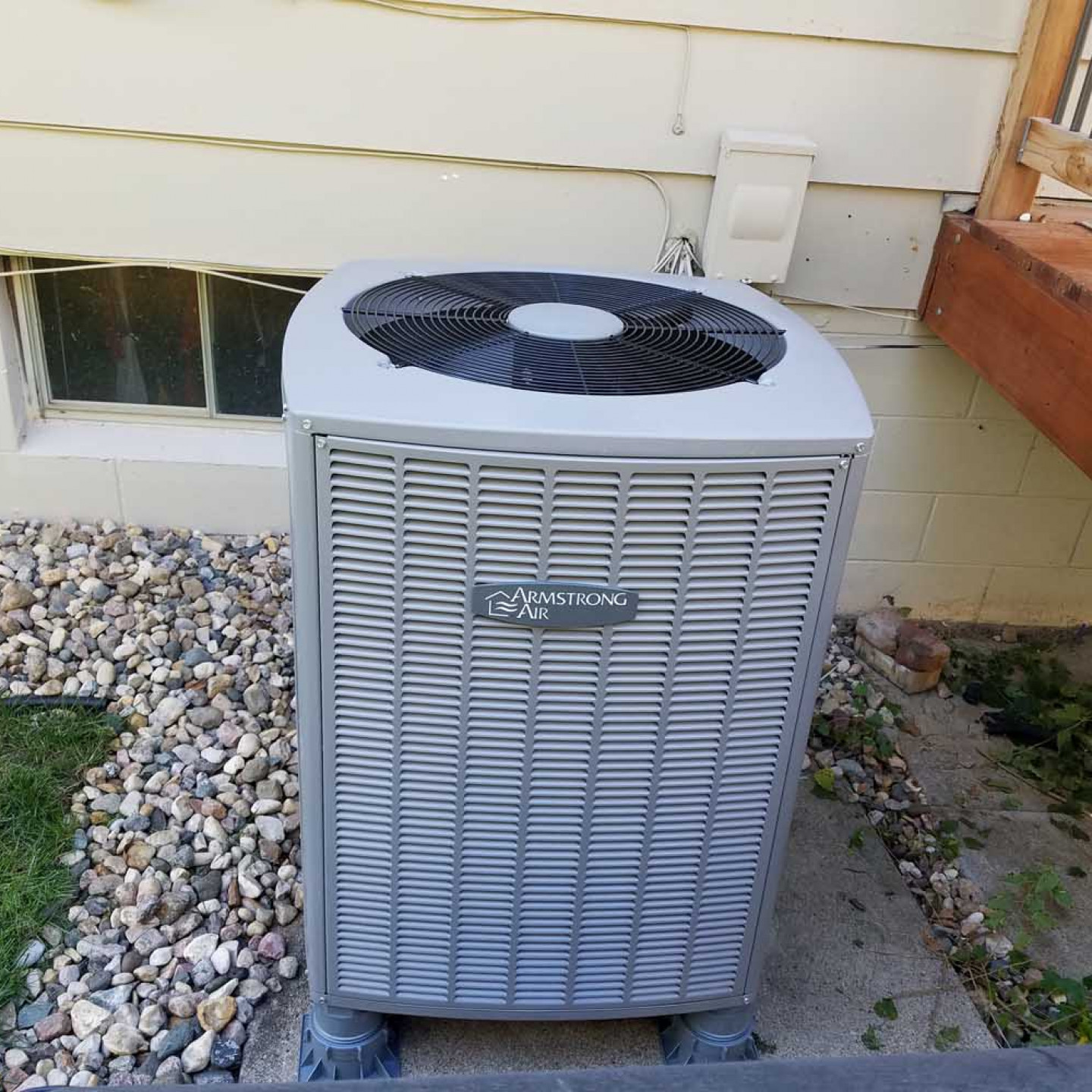 New HVAC System Installation Installing Armstrong Air Heating